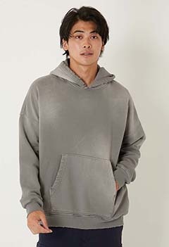 MOOJI MOOJI /オーバーサイズ クロップフーディ AGED