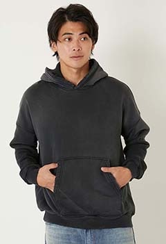 MOOJI MOOJI /オーバーサイズ クロップフーディ AGED