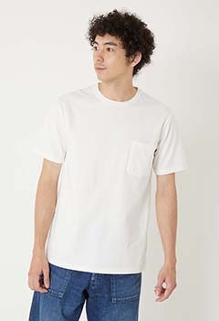 ヘビーテンジク SOUVENIR プリントショートスリーブポケットTシャツ