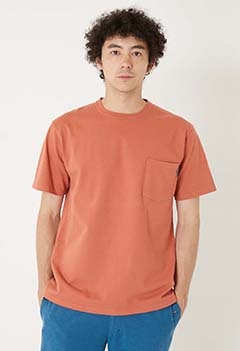 ヘビーテンジク SOUVENIR プリントショートスリーブポケットTシャツ