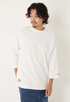 BIG HOLLYWOOD バックプリントベースボールTシャツ