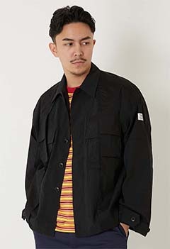 elephant TRIBAL fabrics /ダブルミリタリージャケット