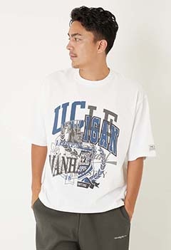elephant TRIBAL fabrics /グラフィックファットTシャツ