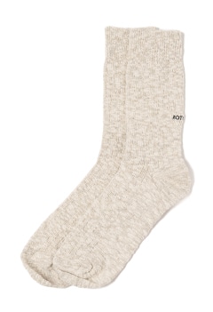 ROTOTO /ORGANIC COTTON SLUB CREW ソックス