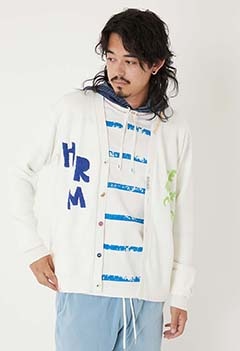 WE NEVER CLOSE リメイク ニットカーディガン