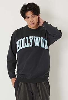 バウンサーテンジク カレッジロゴ ロングスリーブTシャツ