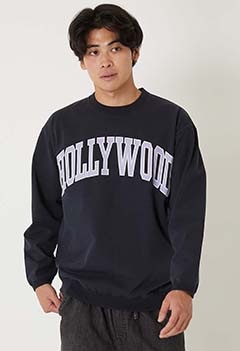 バウンサーテンジク カレッジロゴ ロングスリーブTシャツ