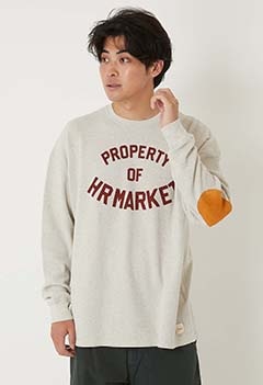PROPERTY OF HRM リサイクルハニカム ロングスリーブTシャツ