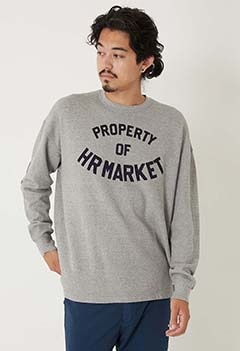 PROPERTY OF HRM リサイクルハニカム ロングスリーブTシャツ