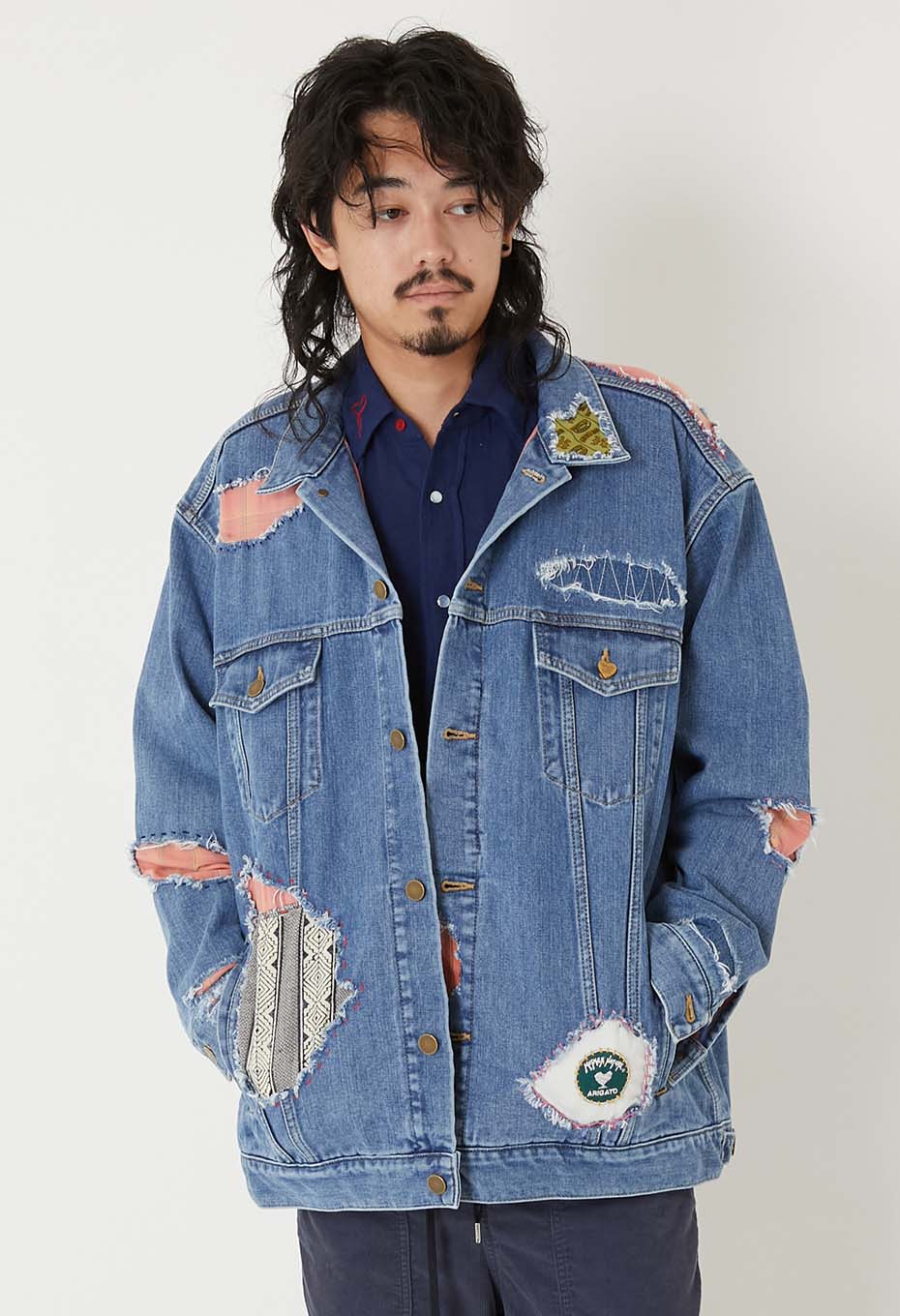 ウォーンアウトデニム トラッカージャケット | HOLLYWOOD RANCH MARKET