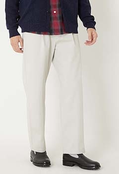 ワンタックイージーチノトラウザーズ