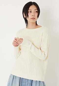 ループヤーンスプリングニットプルオーバー ウィメンズ