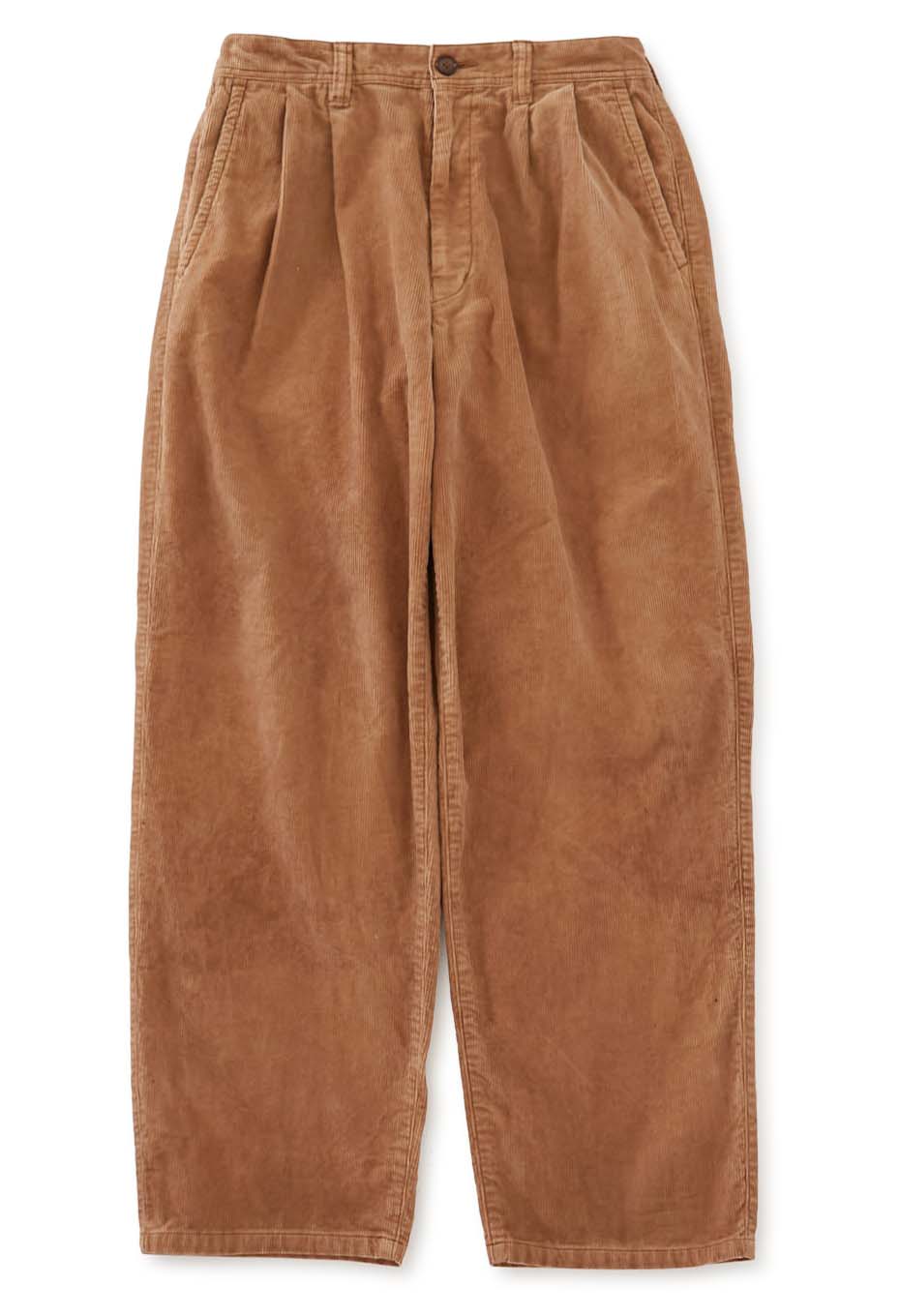 ナチュラルダイドビーチコールタックトラウザーズ