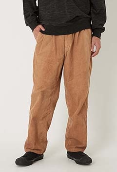 ナチュラルダイドビーチコールタックトラウザーズ