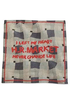 プリントチェックバンダナ