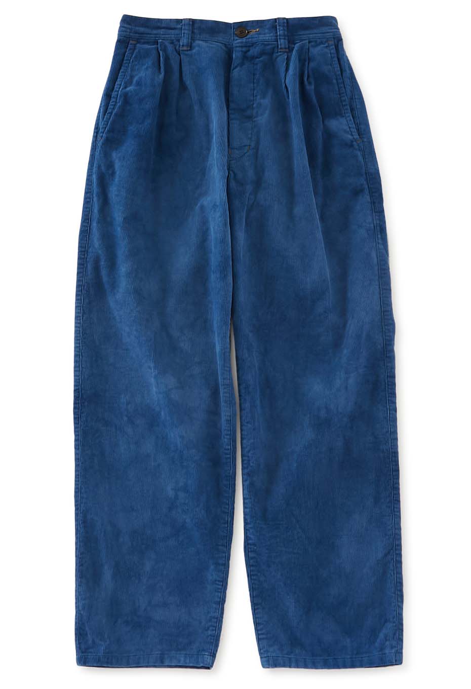 INDIGOダイドビーチコールタックトラウザーズ