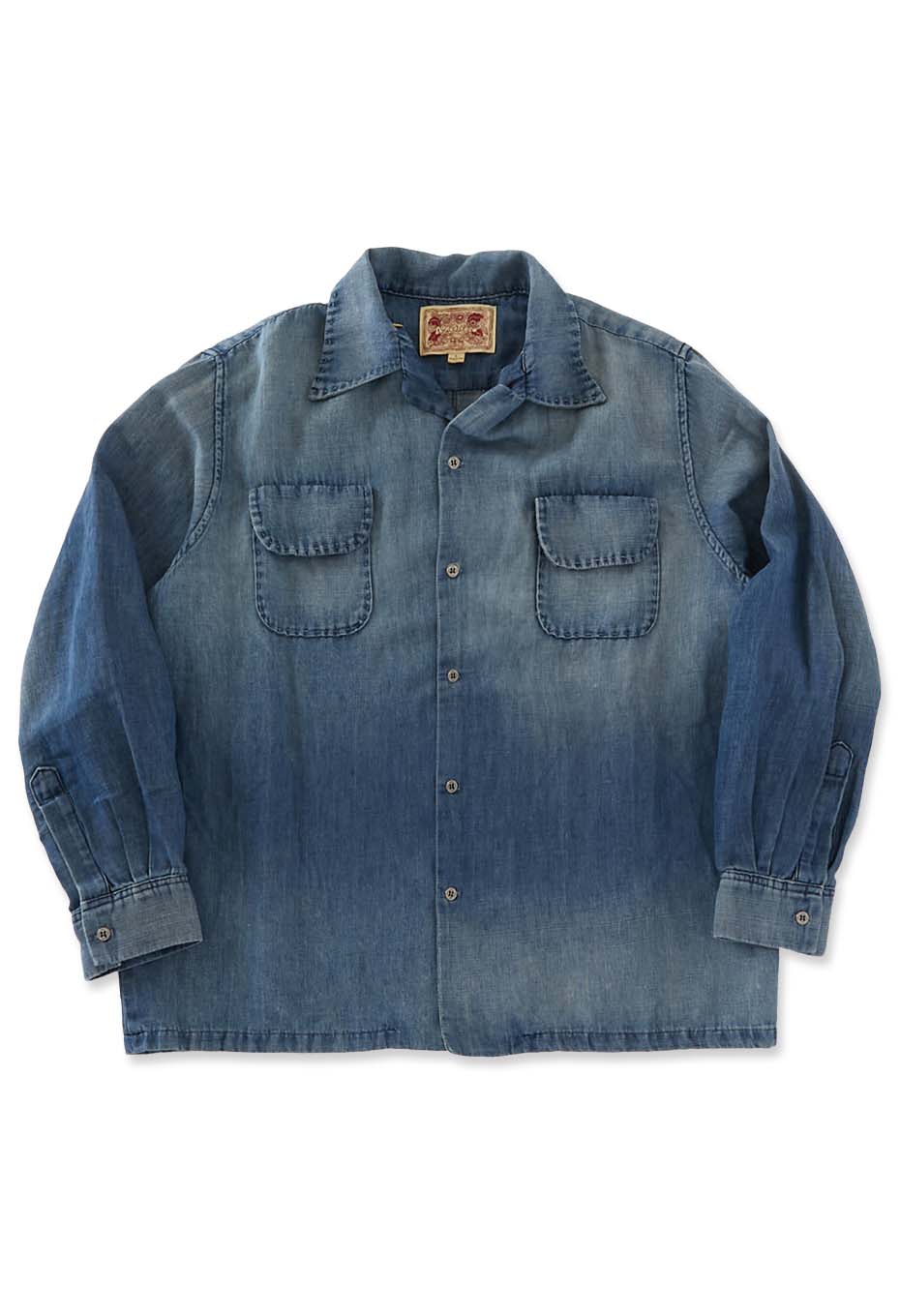 Monostereo /Morrison ヘンプシャンブレーシャツ