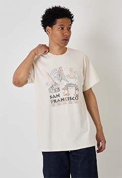 サンフランシスコ スパイラル Tシャツ