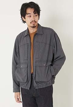 プレイドシャツジャケット