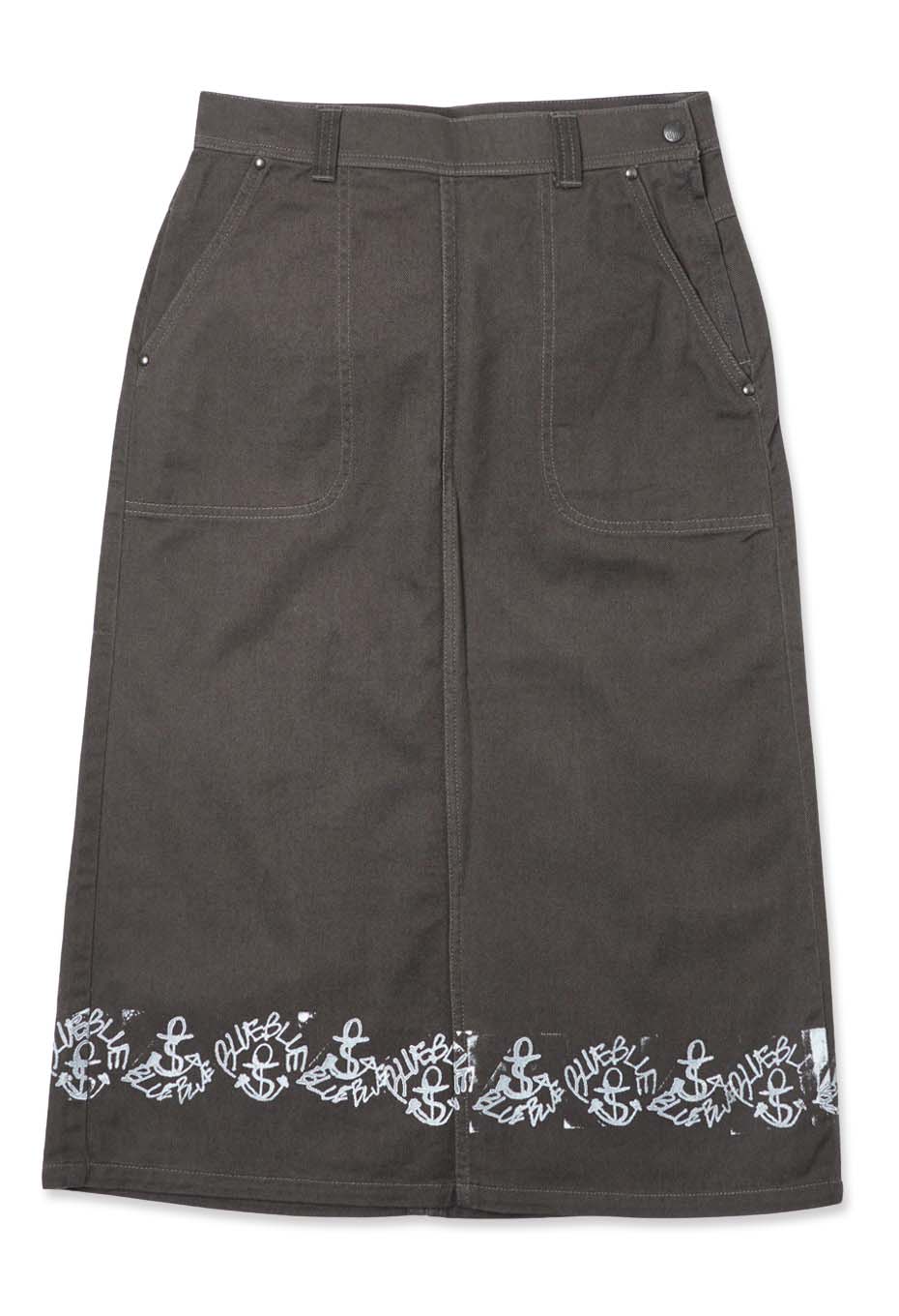 アンカースタンプ ソフトコットンドリルランチスカート