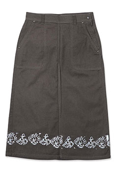 アンカースタンプ ソフトコットンドリルランチスカート