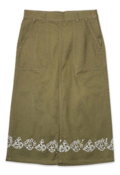 アンカースタンプ ソフトコットンドリルランチスカート