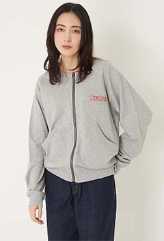 gym master × BLUE BLUE /ブロックインレーZIPカーディガン