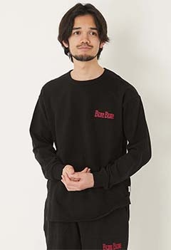 gym master × BLUE BLUE /ブロックインレーロングスリーブTシャツ