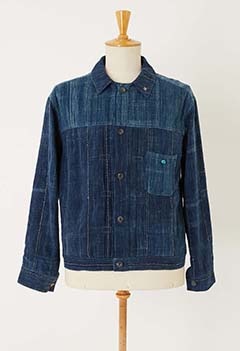 JAPAN DORAKU REWORK AFRICAN INDIGO ANTIQUE トラッカージャケット
