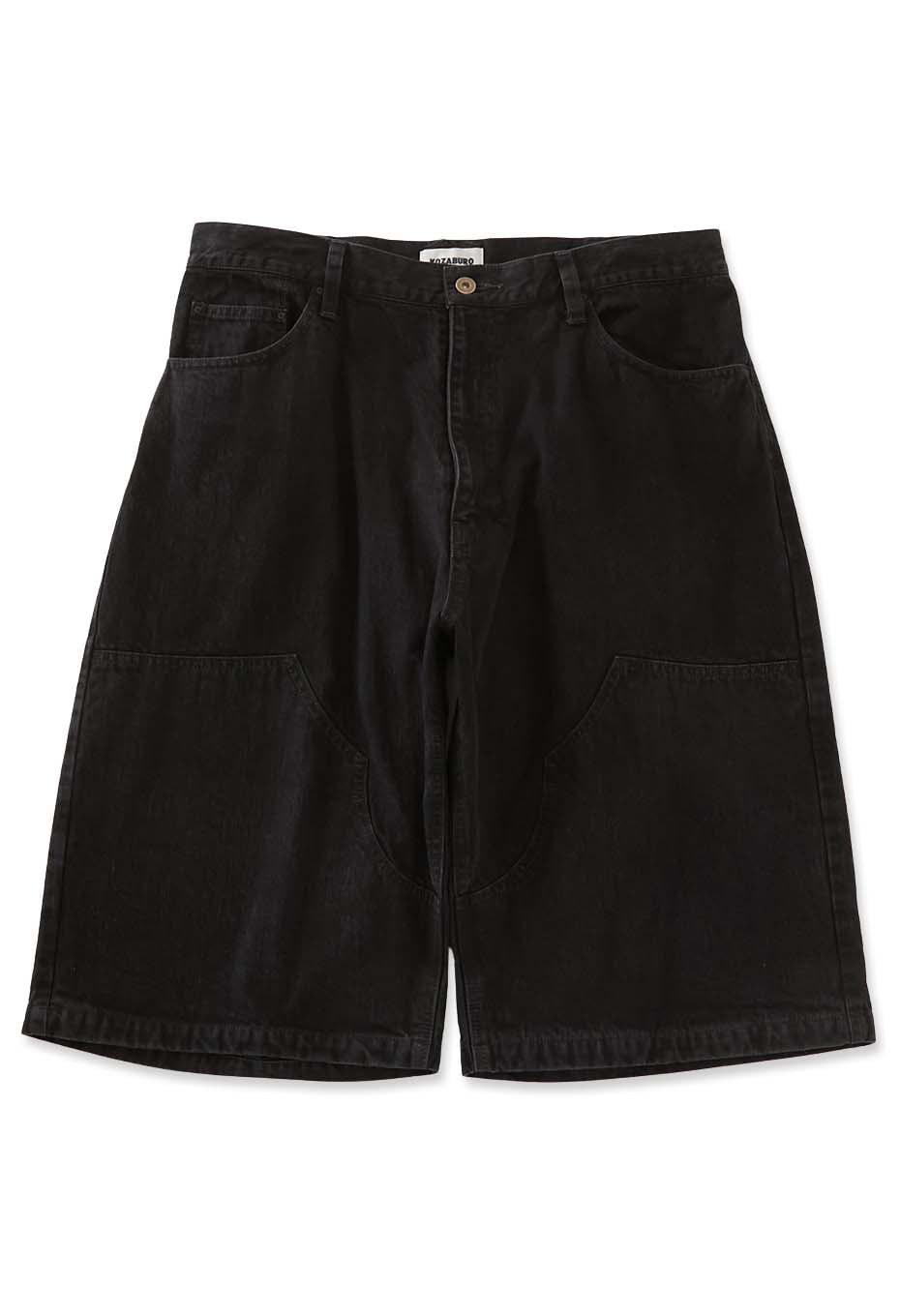 KOZABURO /ワイドレッグ ニーパッチトラウザーズ