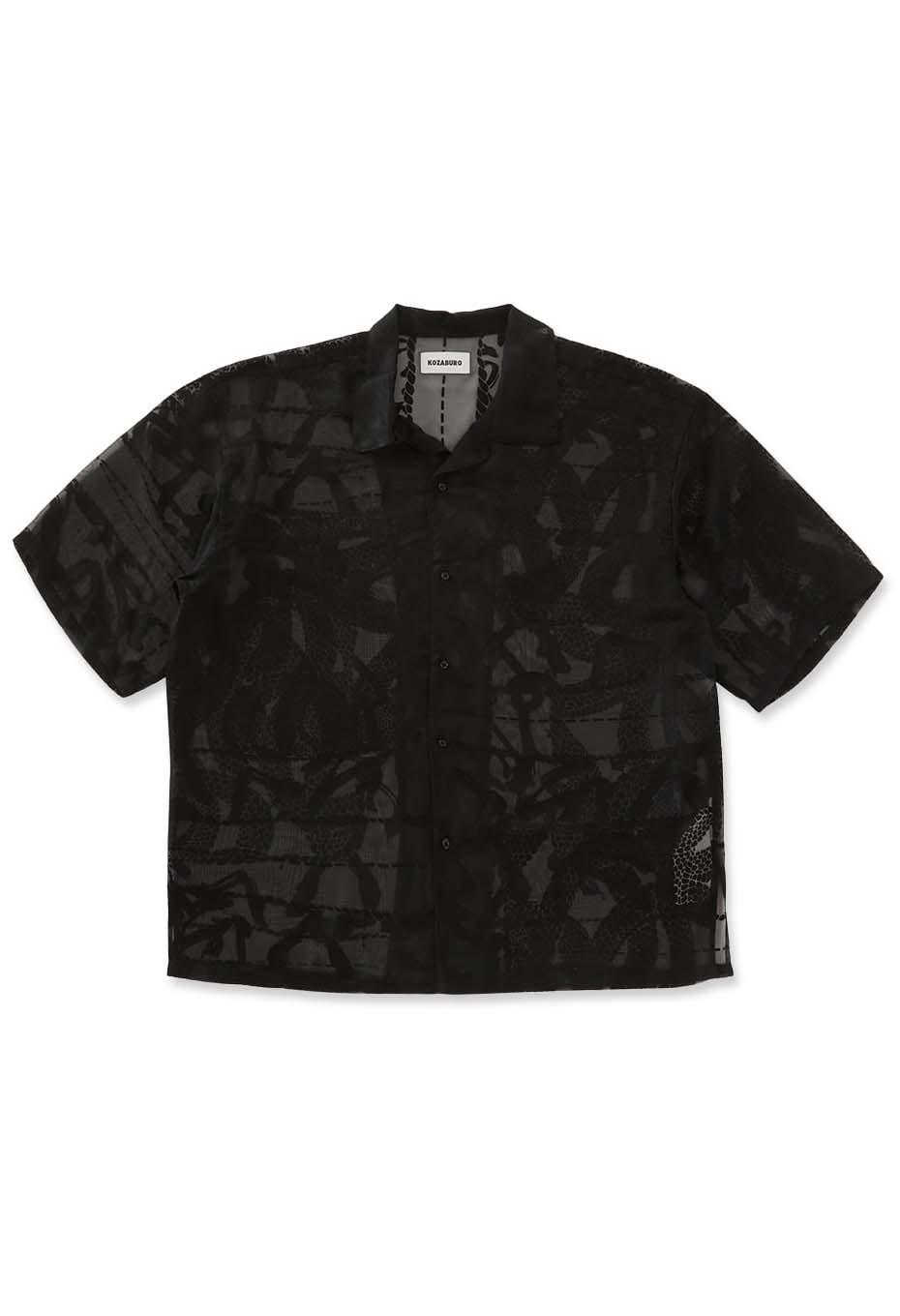 KOZABURO /オパールシ オーバーサイズ キャンプカラーシャツ