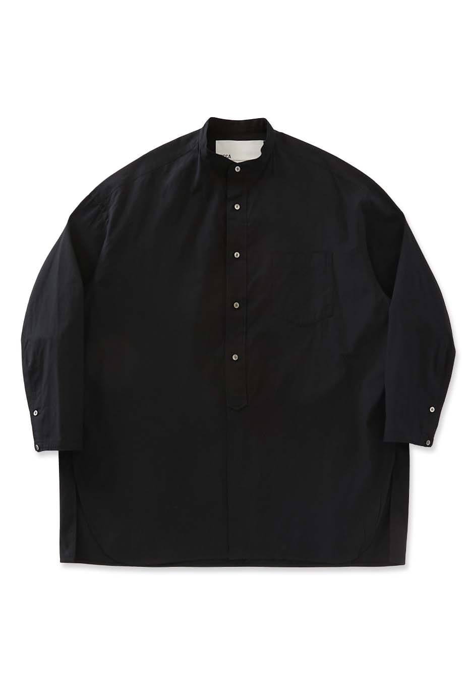 TICCA /ノーカラースクエアビッグシャツ