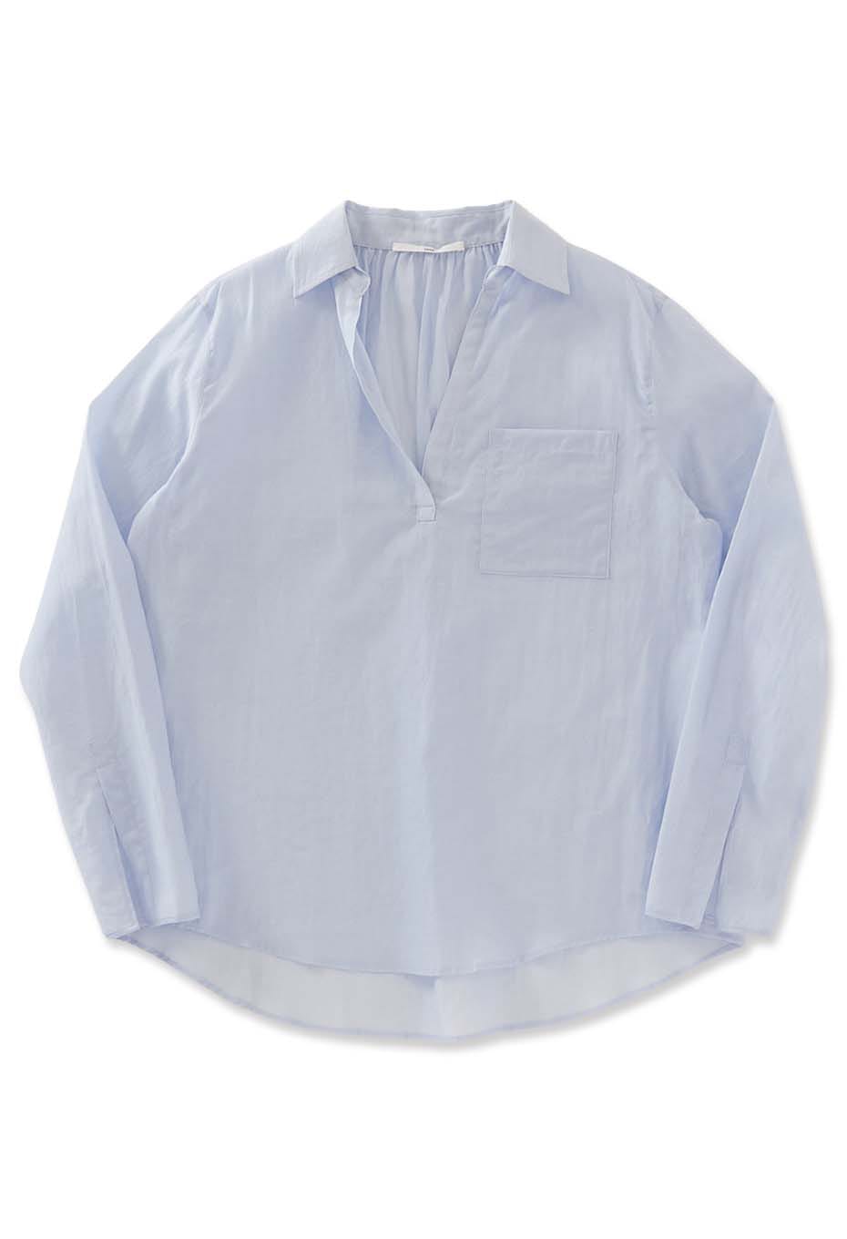 TICCA /コットンシルクスキッパーシャツ