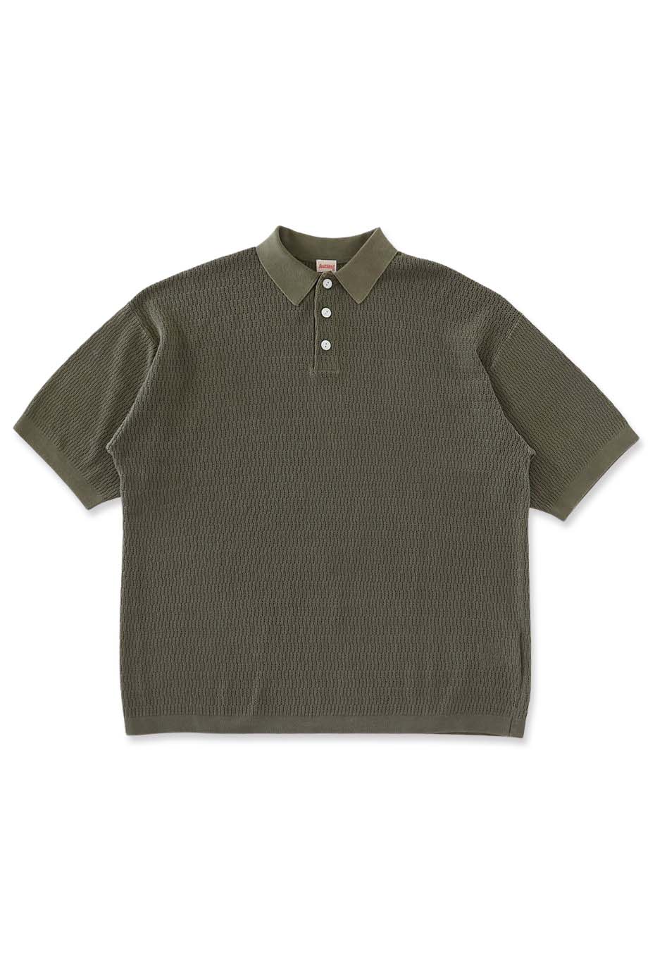 Healthknit /ポロカラーショートスリーブニット