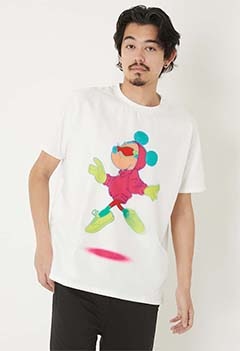 TRIPPY ART /FLYING MINNIE Tシャツ