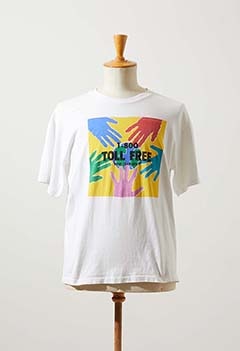 VINTAGE TOLL FREE OVERPRINTED T SHIRT 2