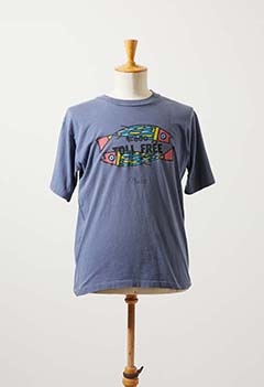 VINTAGE TOLL FREE OVERPRINTED T SHIRT 4