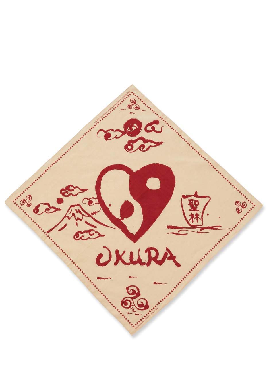 ハートインヤンバンダナ