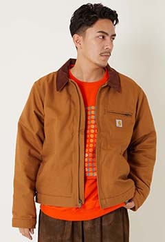 CARHARTT /リラックスフィット Duck Blanket-Lined デトロイトジャケット