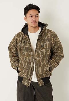 CARHARTT /ルーズフィット Duck Insulated Camo アクティブジャケット