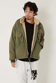 FREECITY /バッグススーパーヴィンテージ ジップフードジャケット