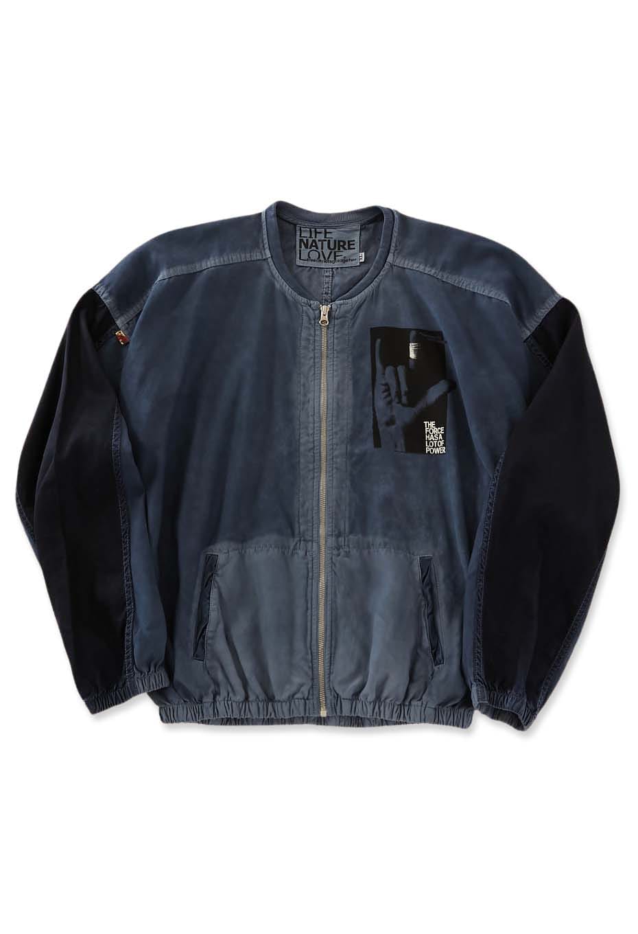 FREECITY /I LOVE YOU マットサテン ボンバージャケット