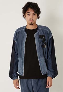 FREECITY /I LOVE YOU マットサテン ボンバージャケット