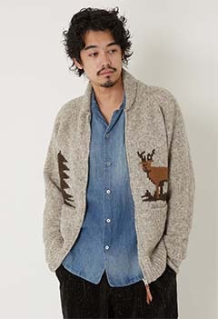 Wythe /アルパカコットン カーディガン