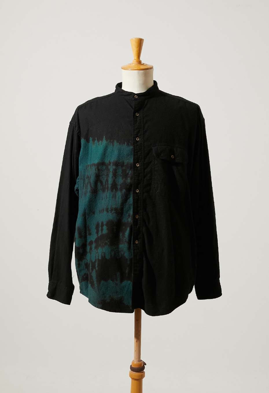 VINTAGE US FLANNEL SHIRT FRONT BLEACHED