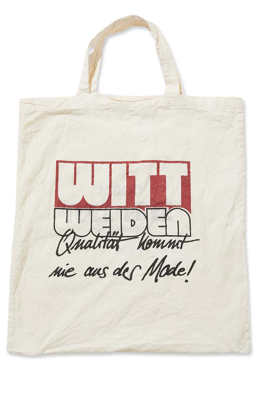 VINTAGE GERMAN ECO BAG OVERPRINTED