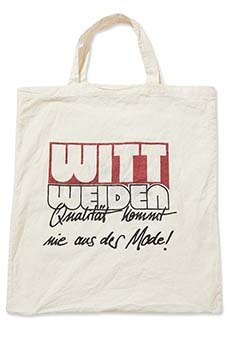 VINTAGE GERMAN ECO BAG OVERPRINTED