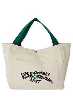 ジャーニー エンブロイダリーキャンバストートバッグ L