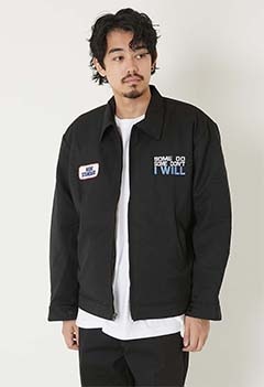 RED KAP /ジップワークジャケット エンブロイダリーパッチ