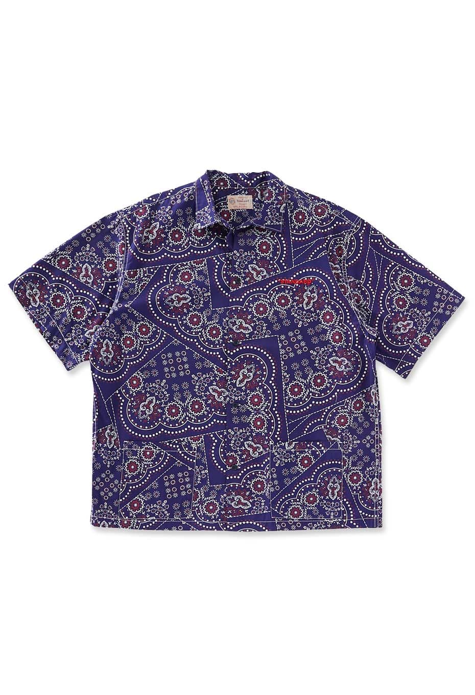 TOWNCRAFT × HIGH! STANDARD /ペイズリー 2ポケット ショートスリーブシャツ